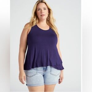 Chris and Carol Layer Cut Scoop Tank